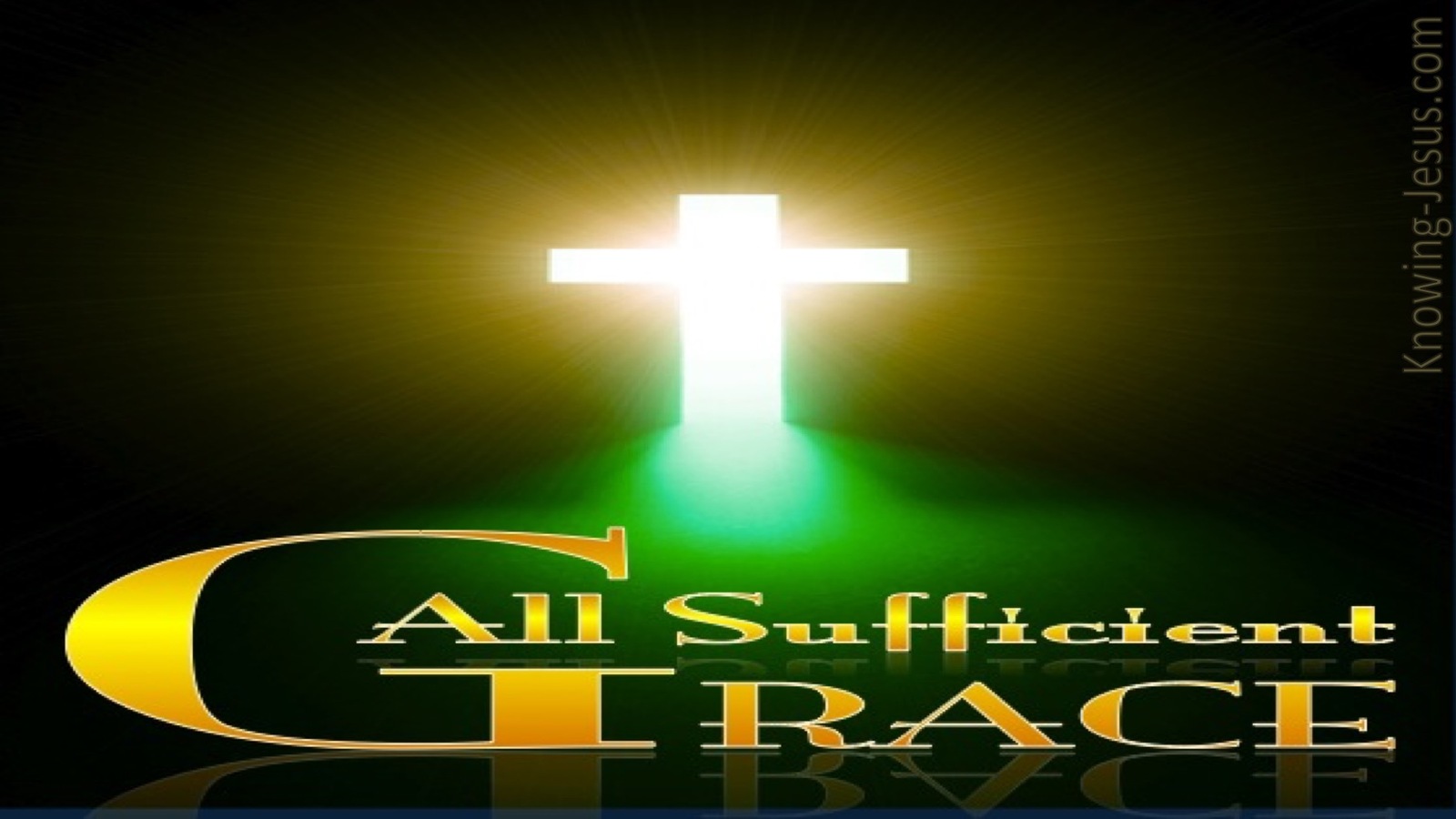 All Sufficient Grace (devotional) (yellow)